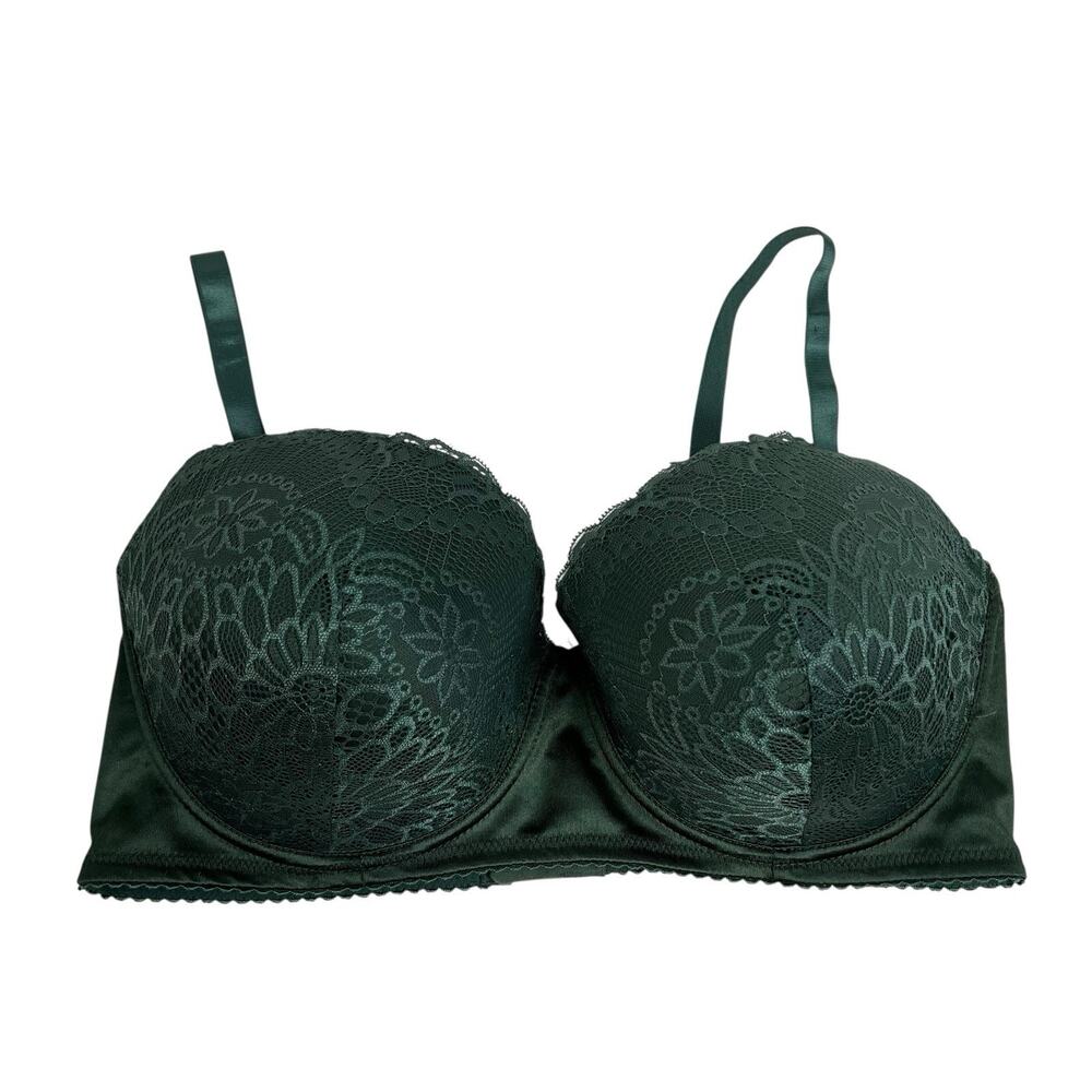 Pure Beauty Cato 44DD Bra Lace Underbust Underwire Full Figure‎ Dreamware Curvy